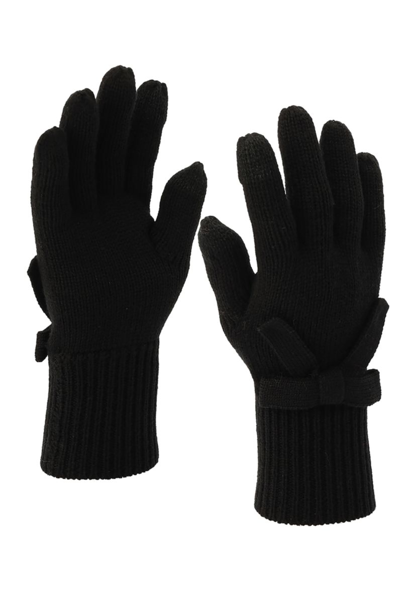 Solid Bow Gloves