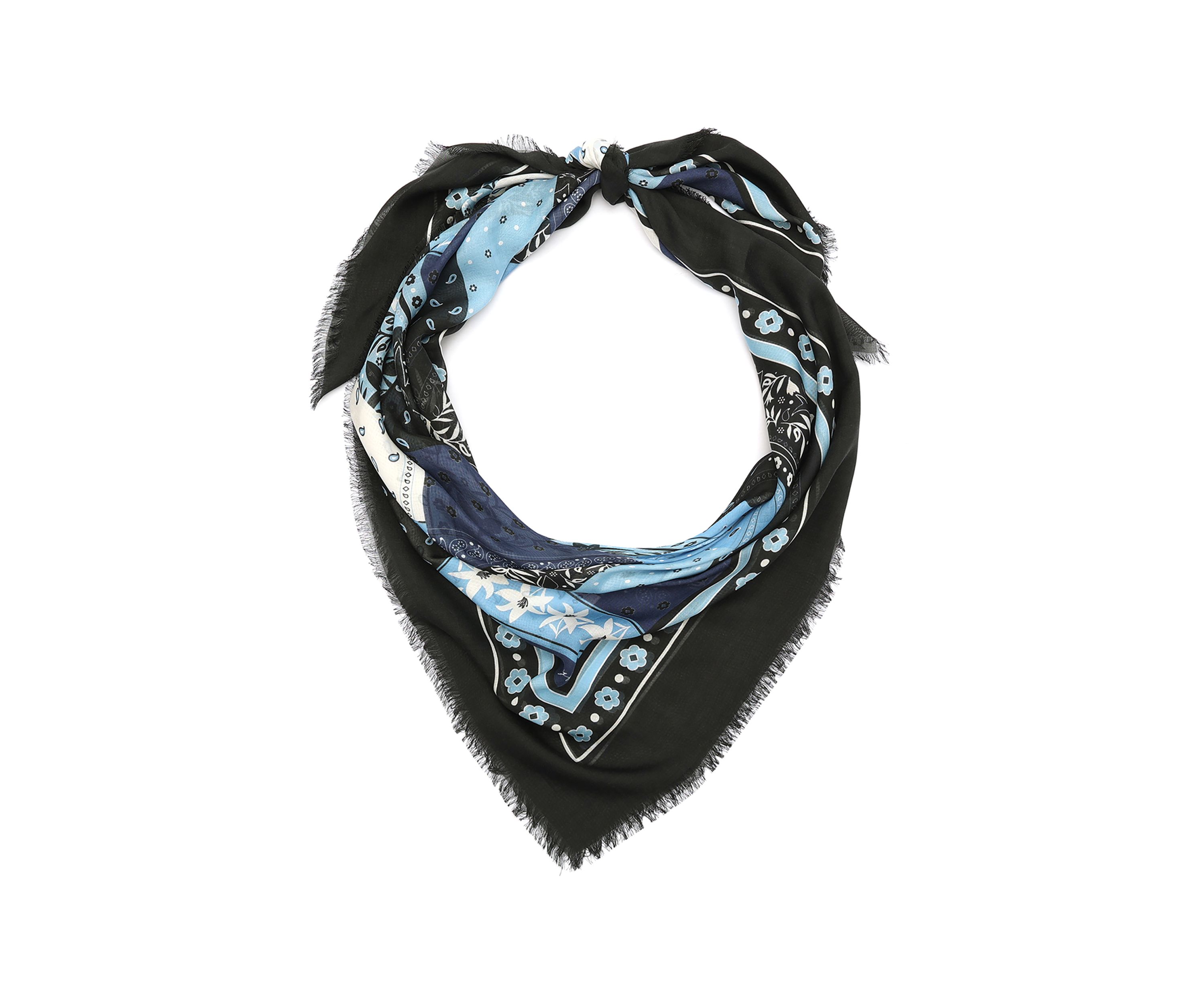 Bandana Patchwork Modal Square Scarf
