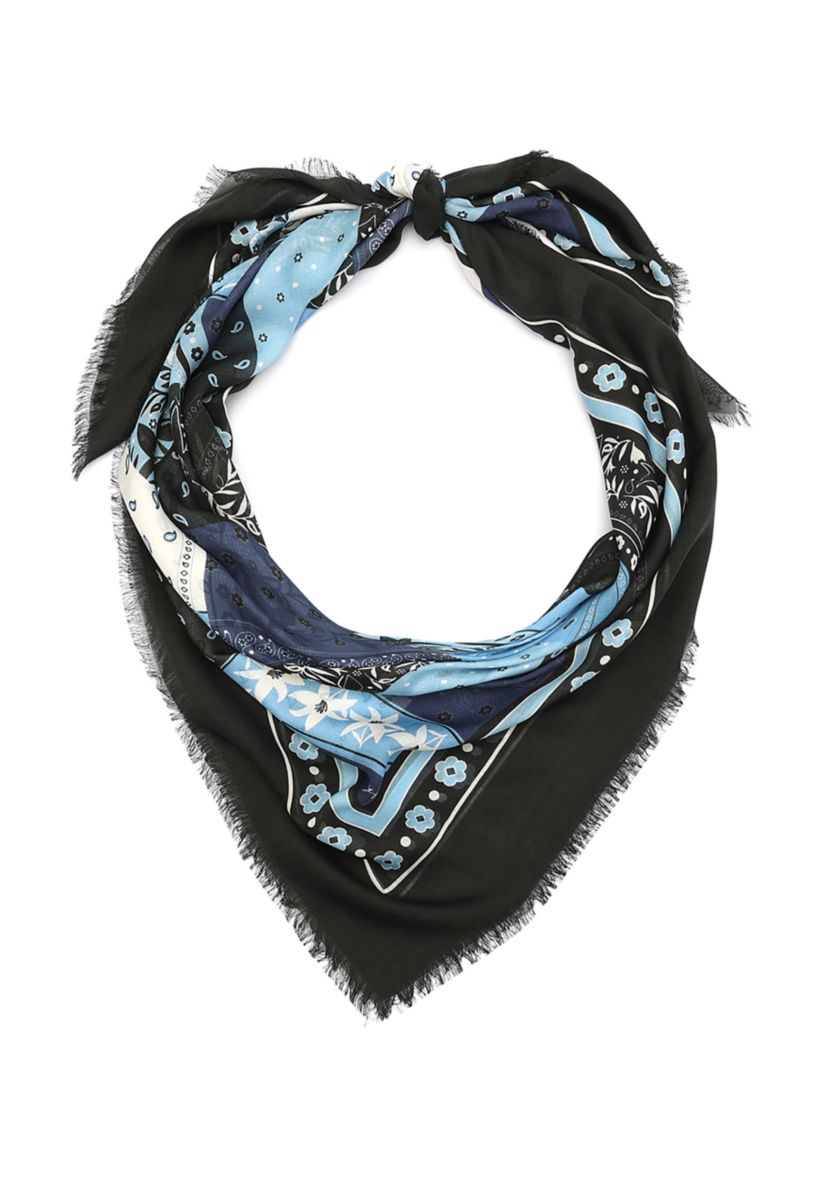 Bandana Patchwork Modal Square Scarf