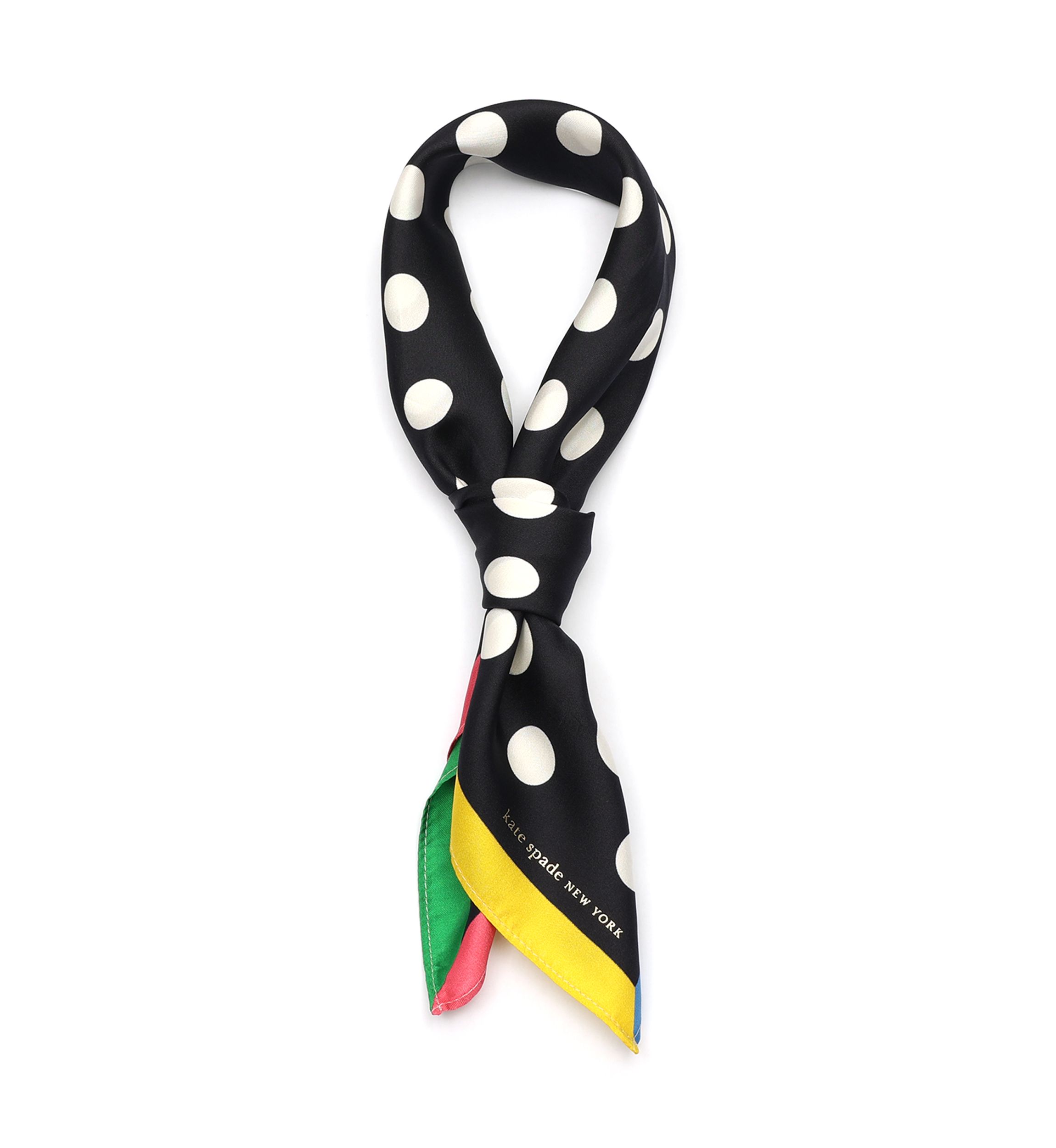 Breezy Dot Silk Bandana
