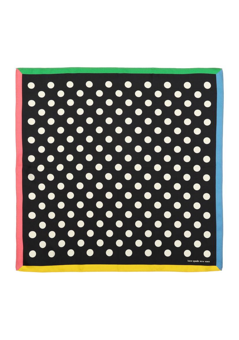 Breezy Dot Silk Bandana