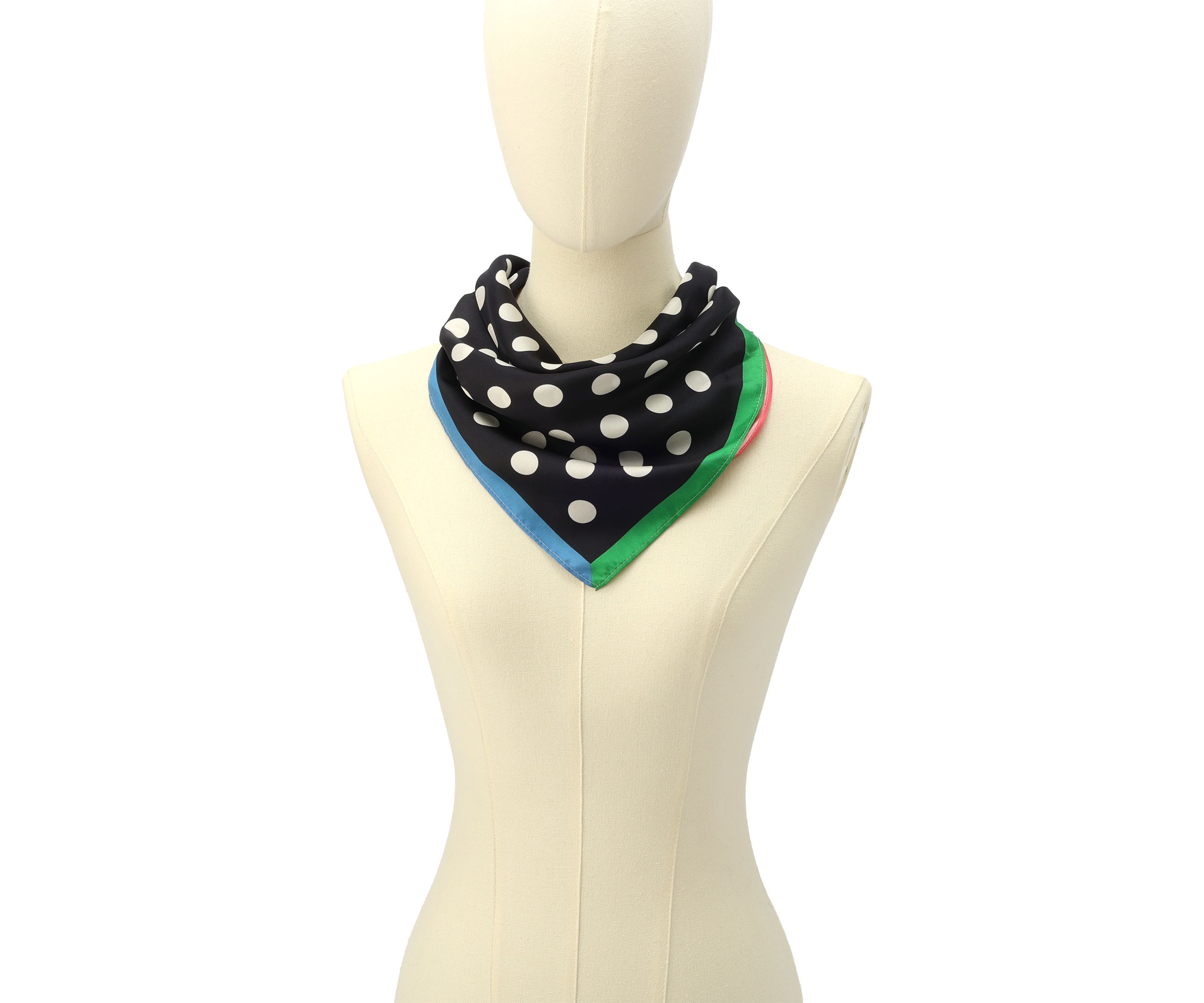 Breezy Dot Silk Bandana