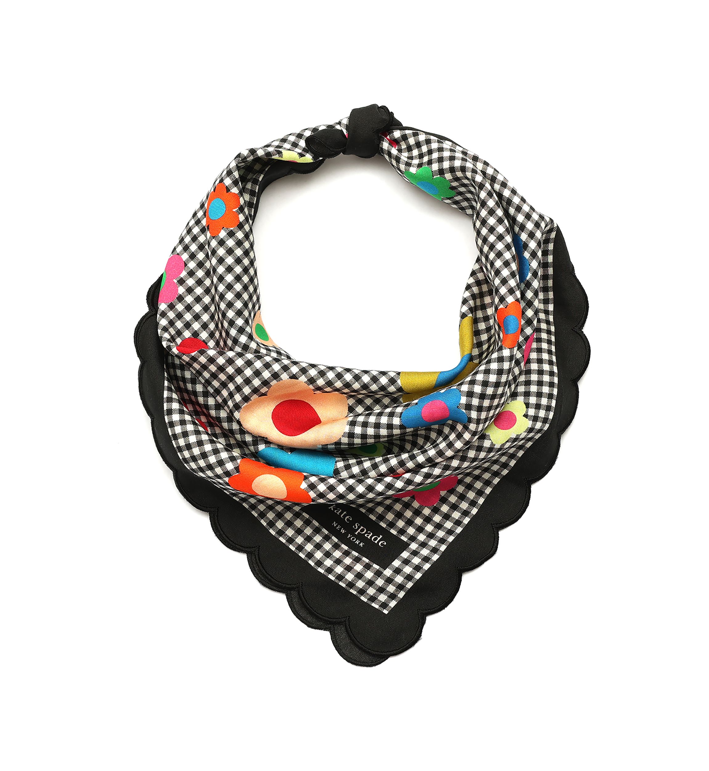 Gingham Garden Bandana