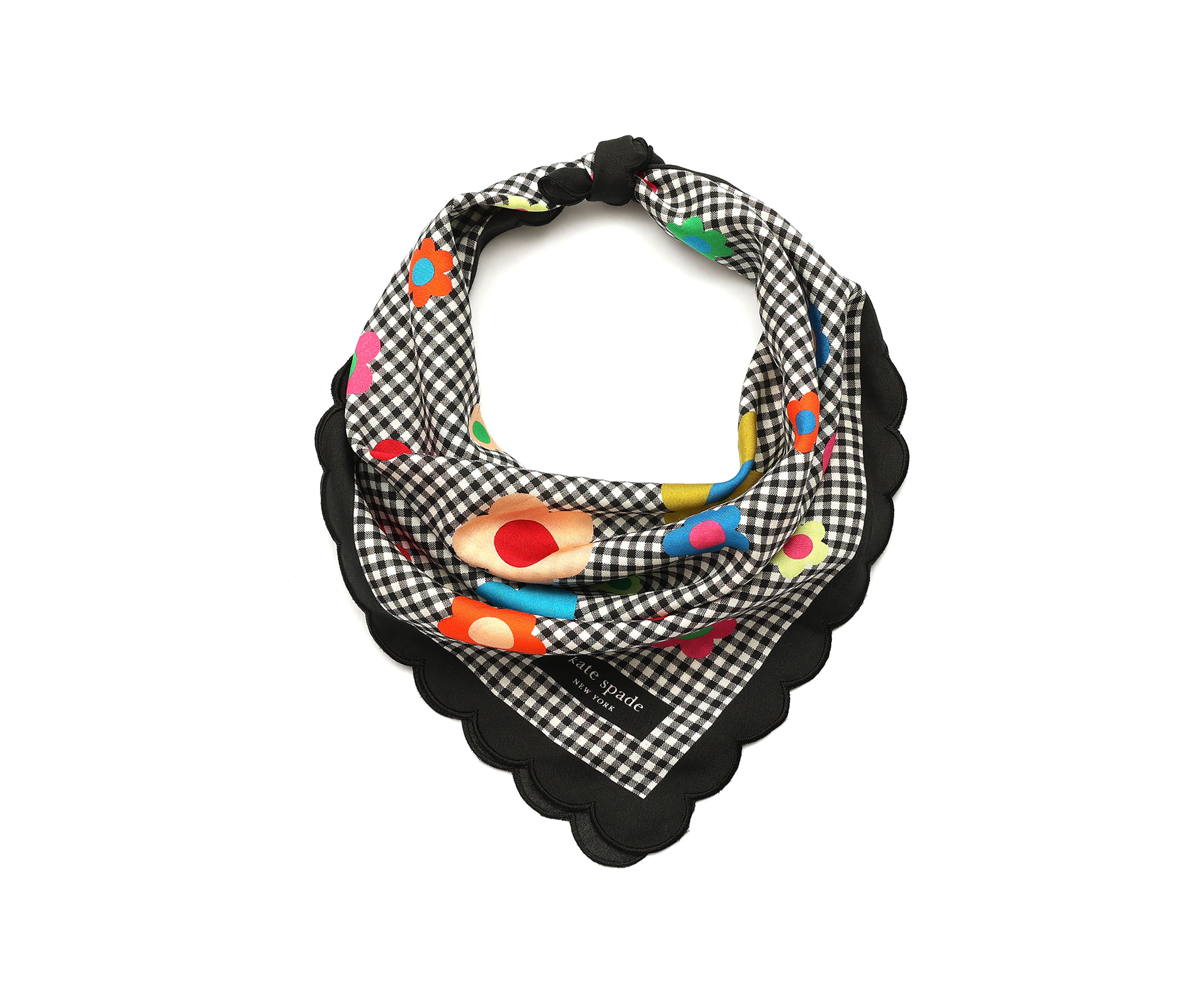 Gingham Garden Bandana