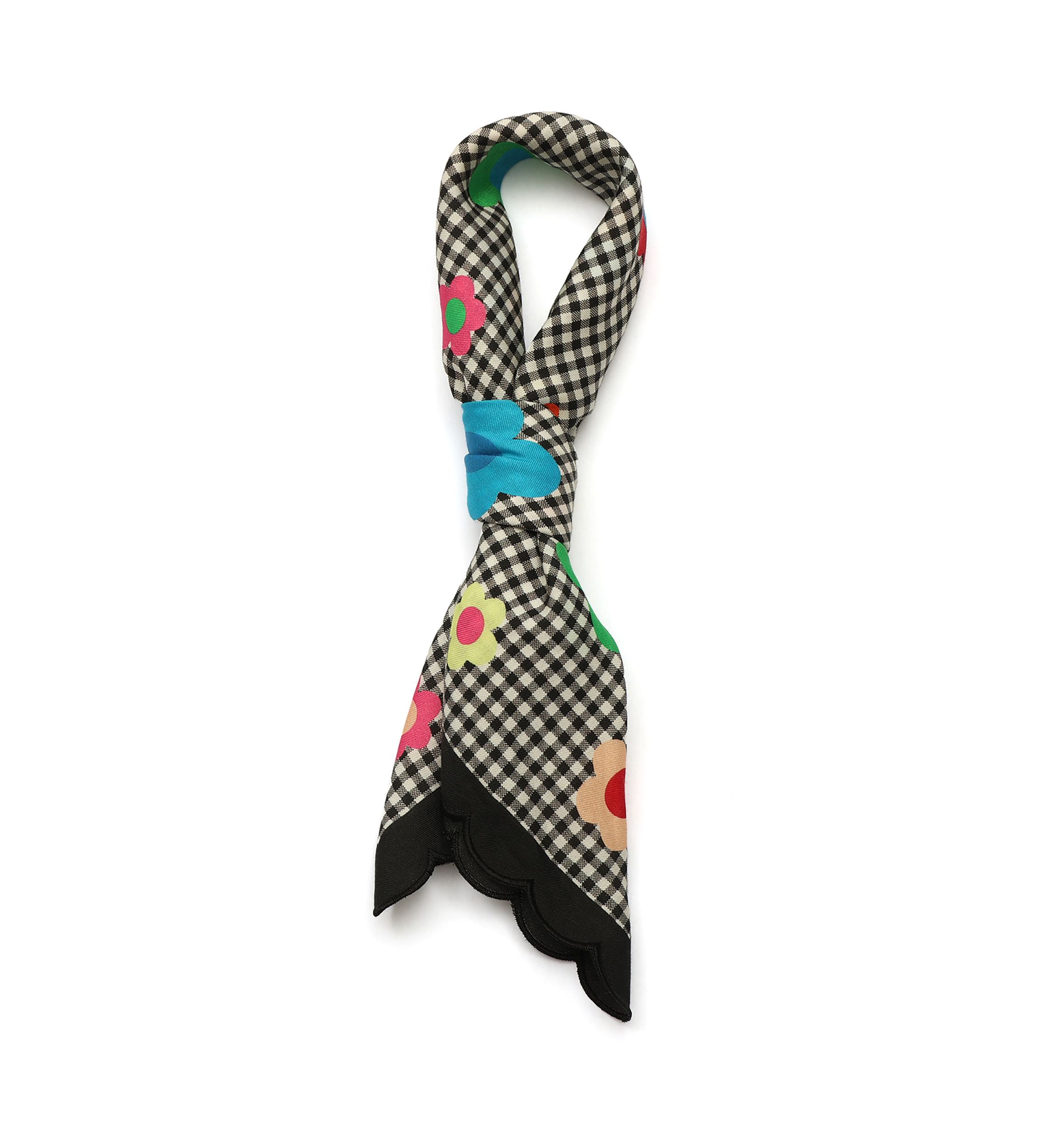 Gingham Garden Bandana