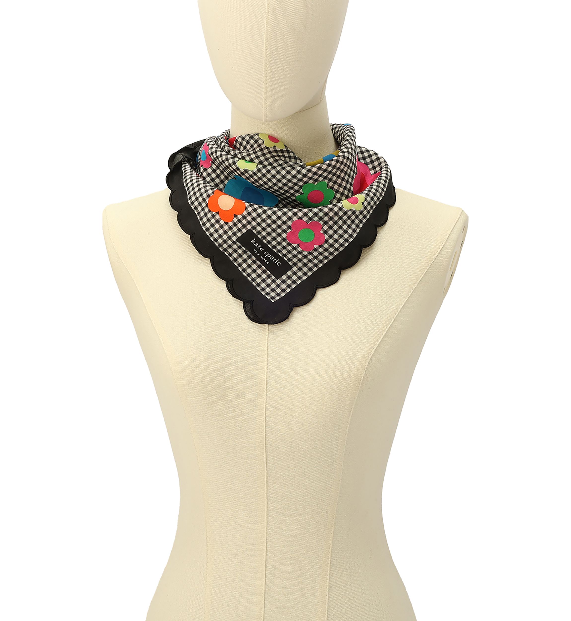 Gingham Garden Bandana