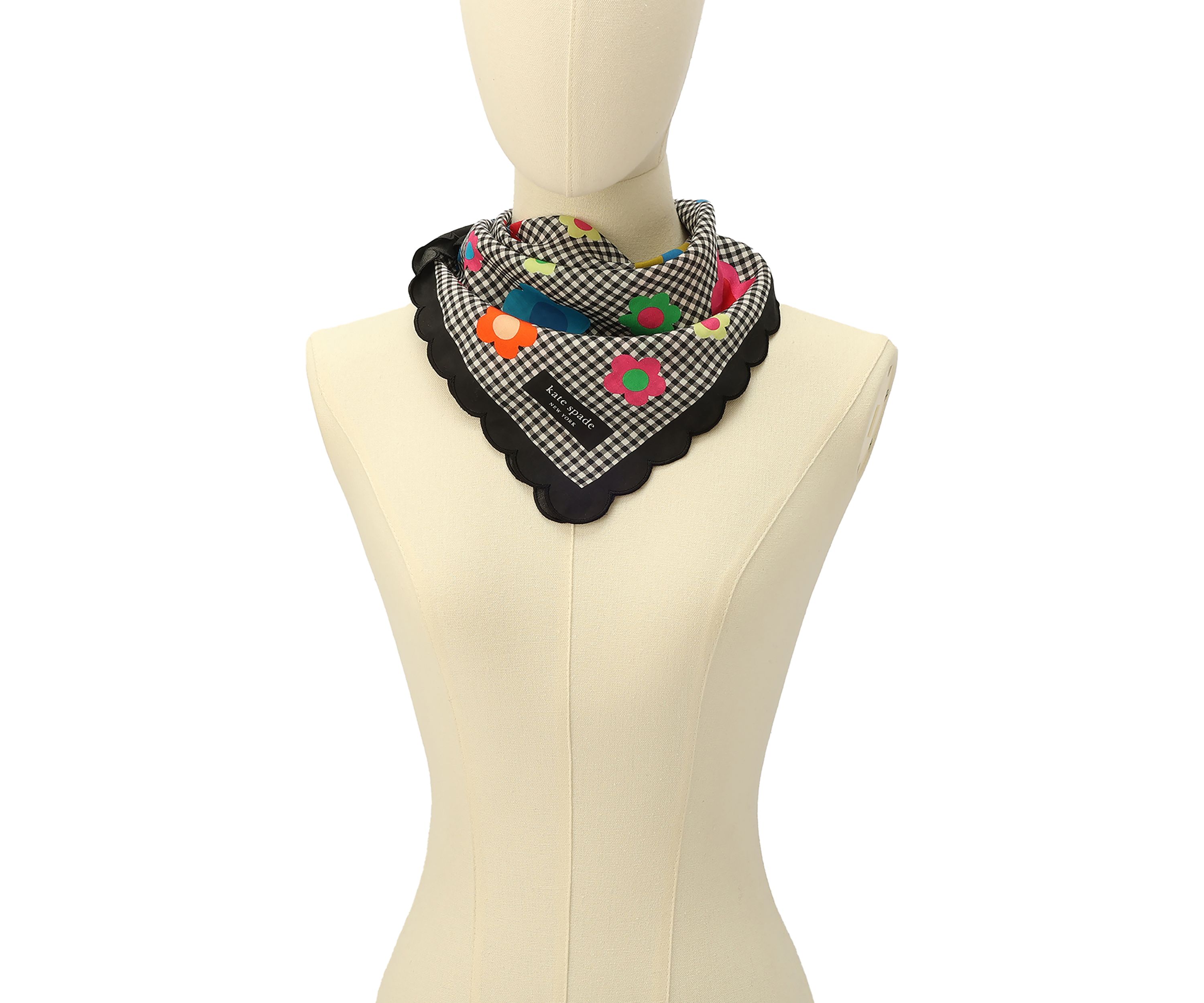 Gingham Garden Bandana