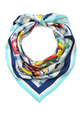 kate spade new york® Lobster Lunch Silk Square Scarf | Belk