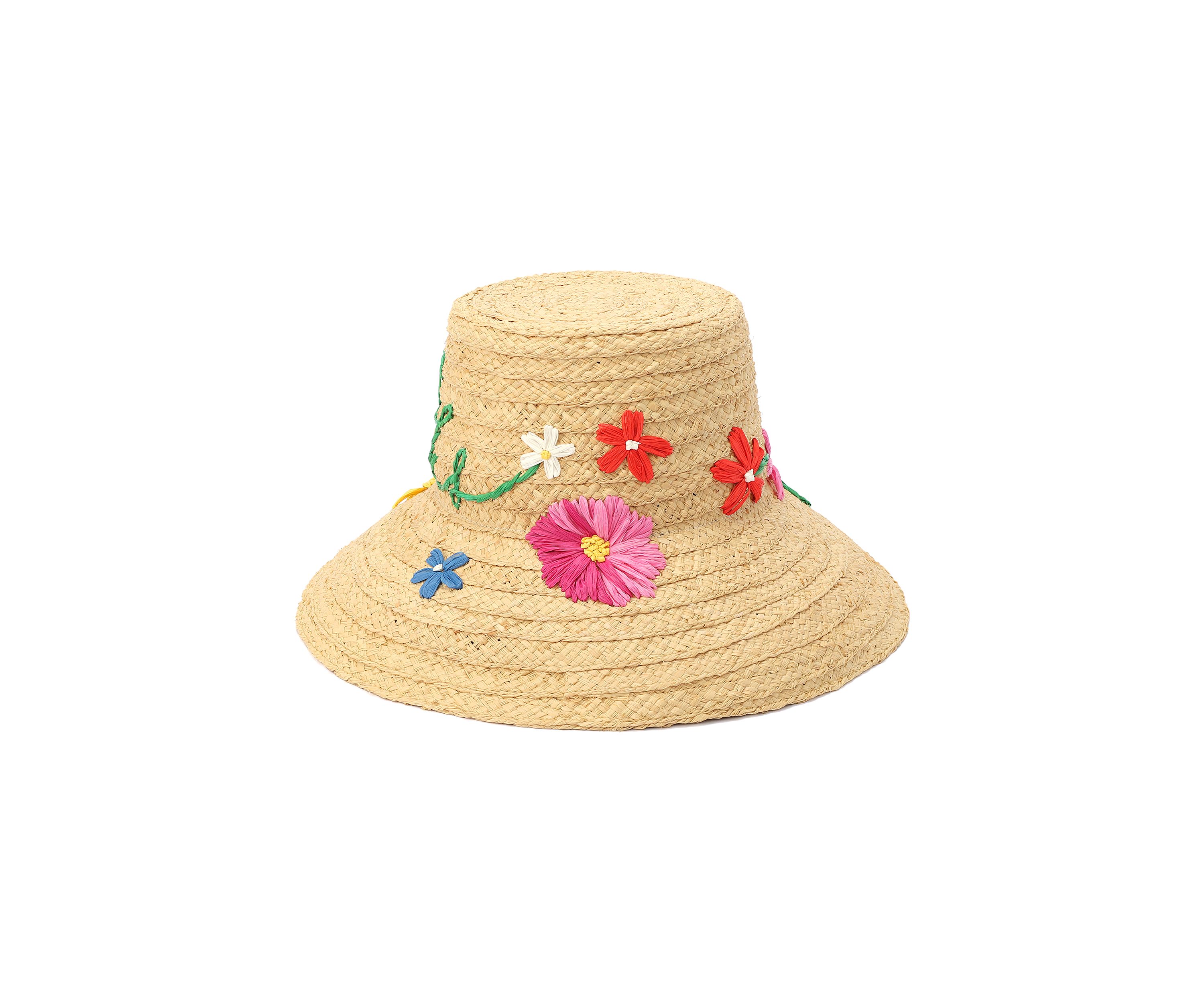 Updated Raffia Daisy Sunhat 