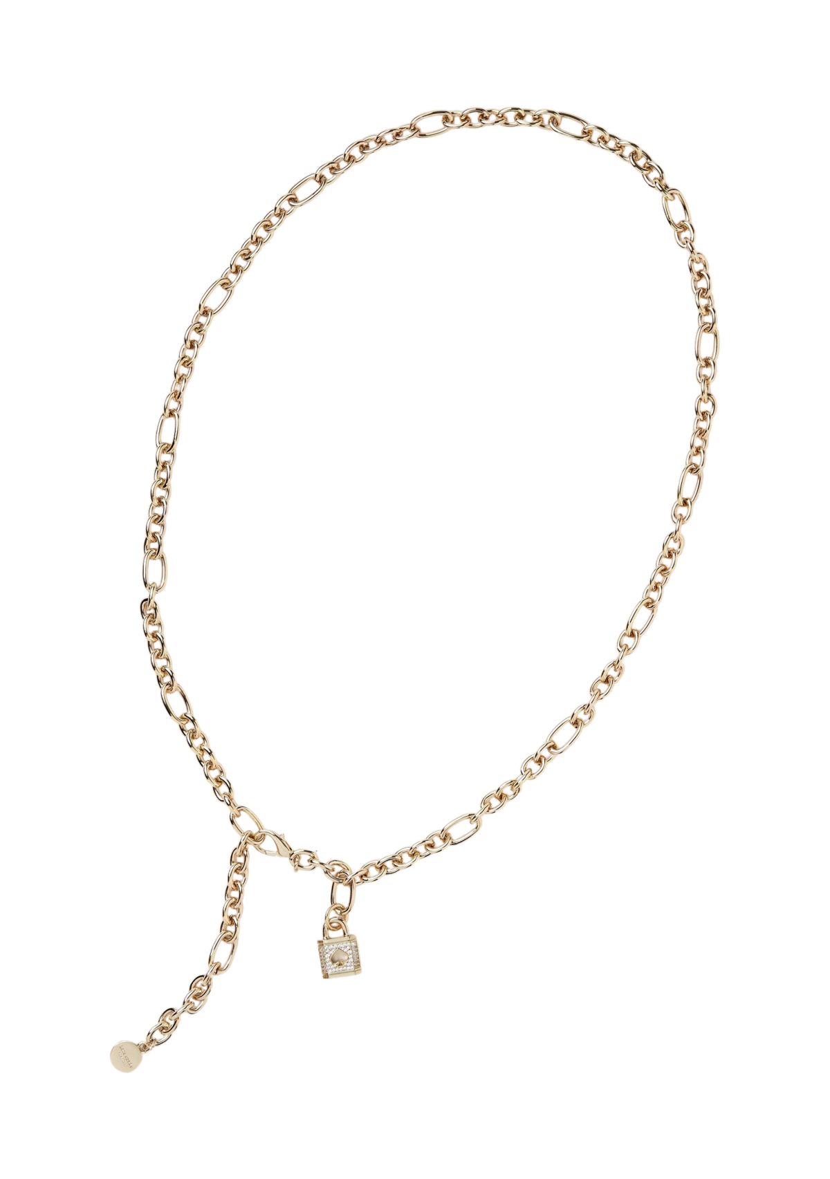 Lock Charm Chain Belt