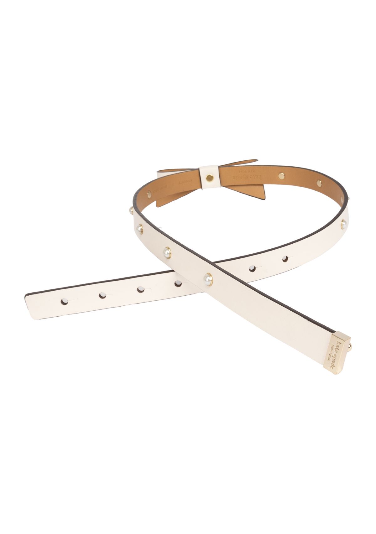 19 Millimeter Bow Belt with Pearls