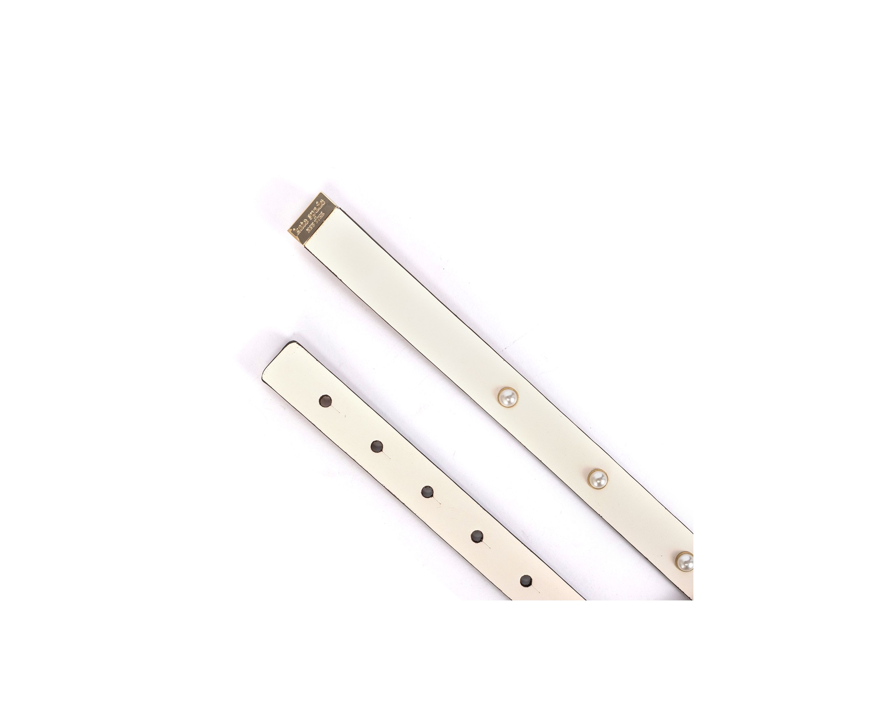 19 Millimeter Bow Belt with Pearls