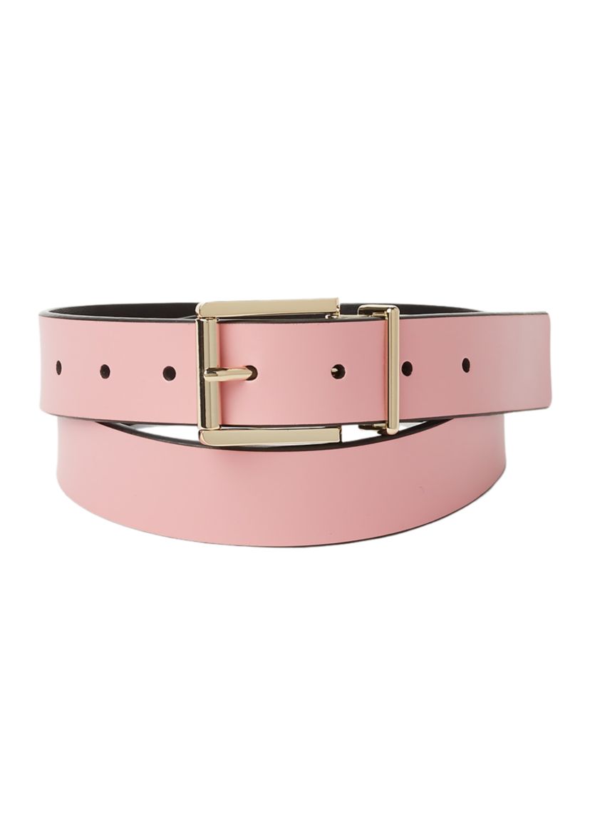 Smooth Leather Reversible Belt