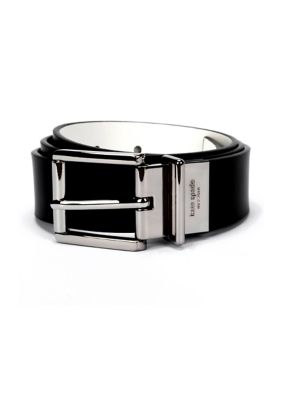 kate spade new york Women's 32 Millimeter Reversible Belt, Black -  0722947649677