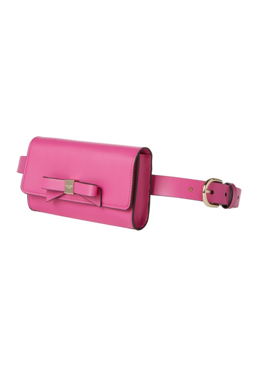 Kate spade pink bow Kate Spade signature gold logo belt‎ size Small new Bow Belt - Shop on Pinterest main image 3