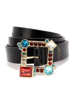 kate spade new york® Belt with Crystal Stone Buckle | Belk display picture 2