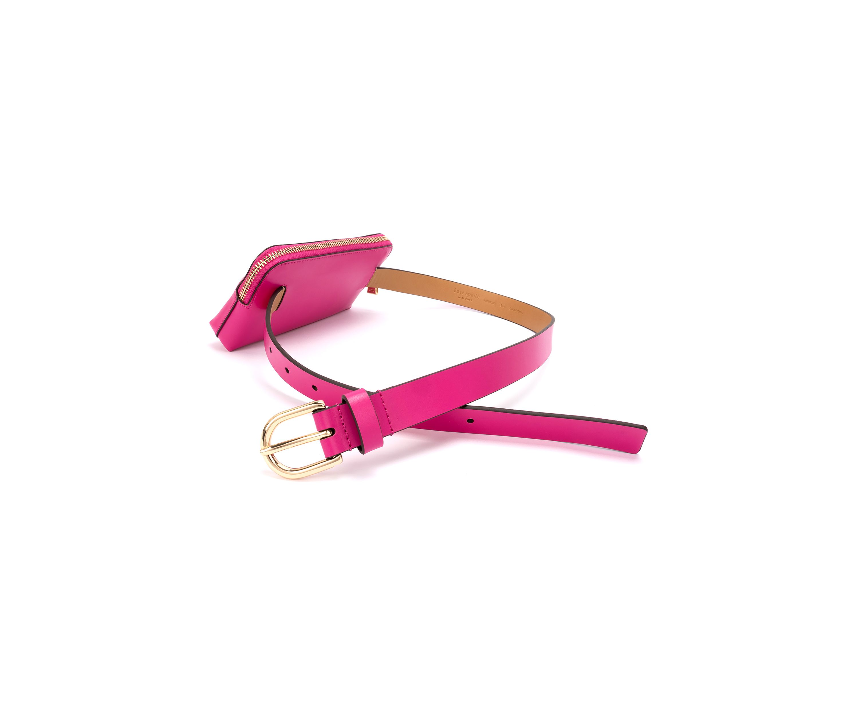 Zip Embossed Logo Belt Bag 