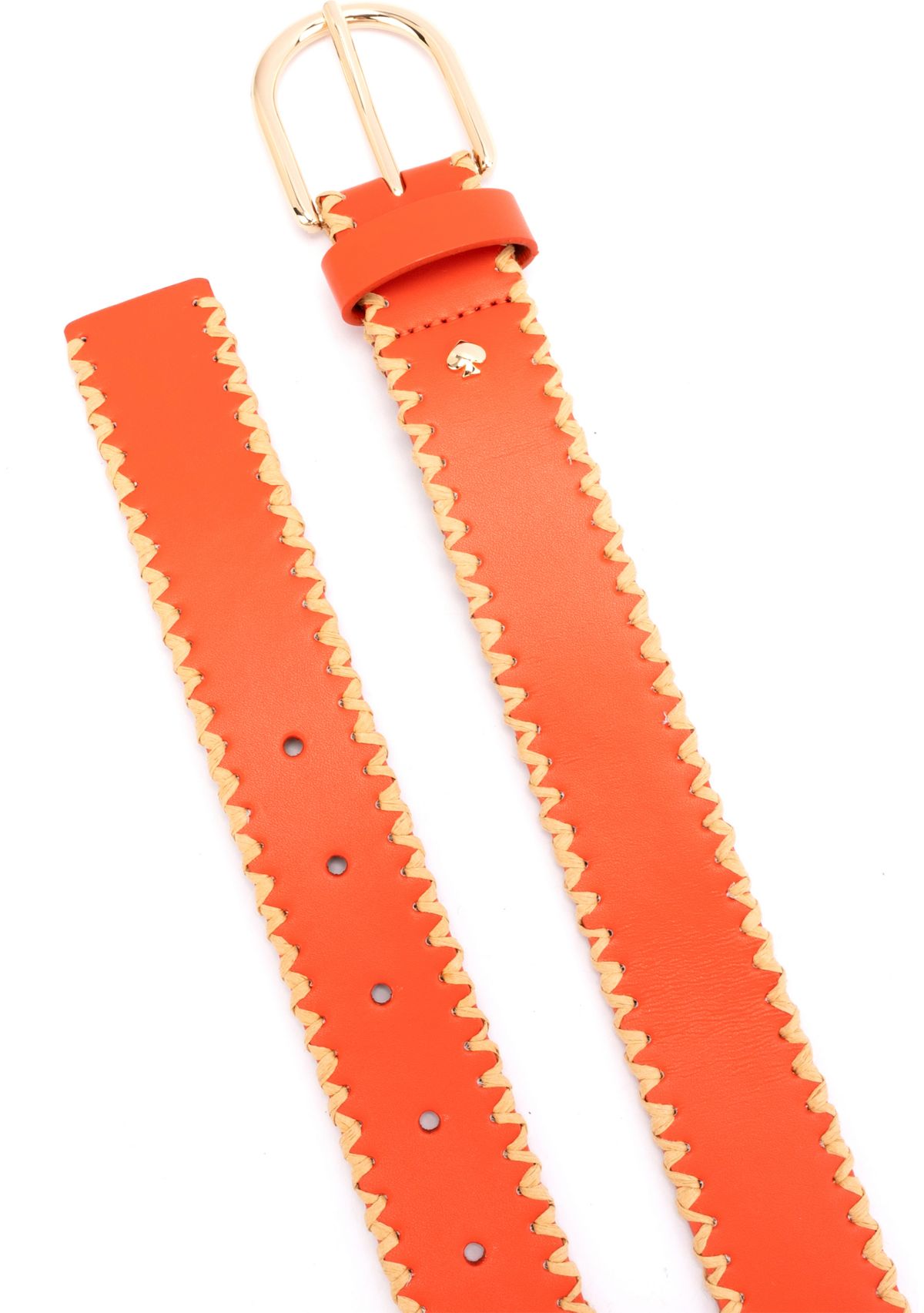 35 Millimeter Belt with Straw Edge