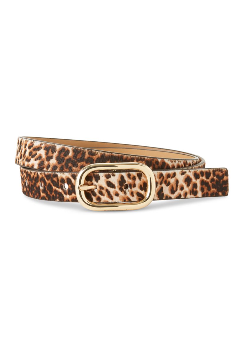 Leopard Molten Buckle Belt 25MM