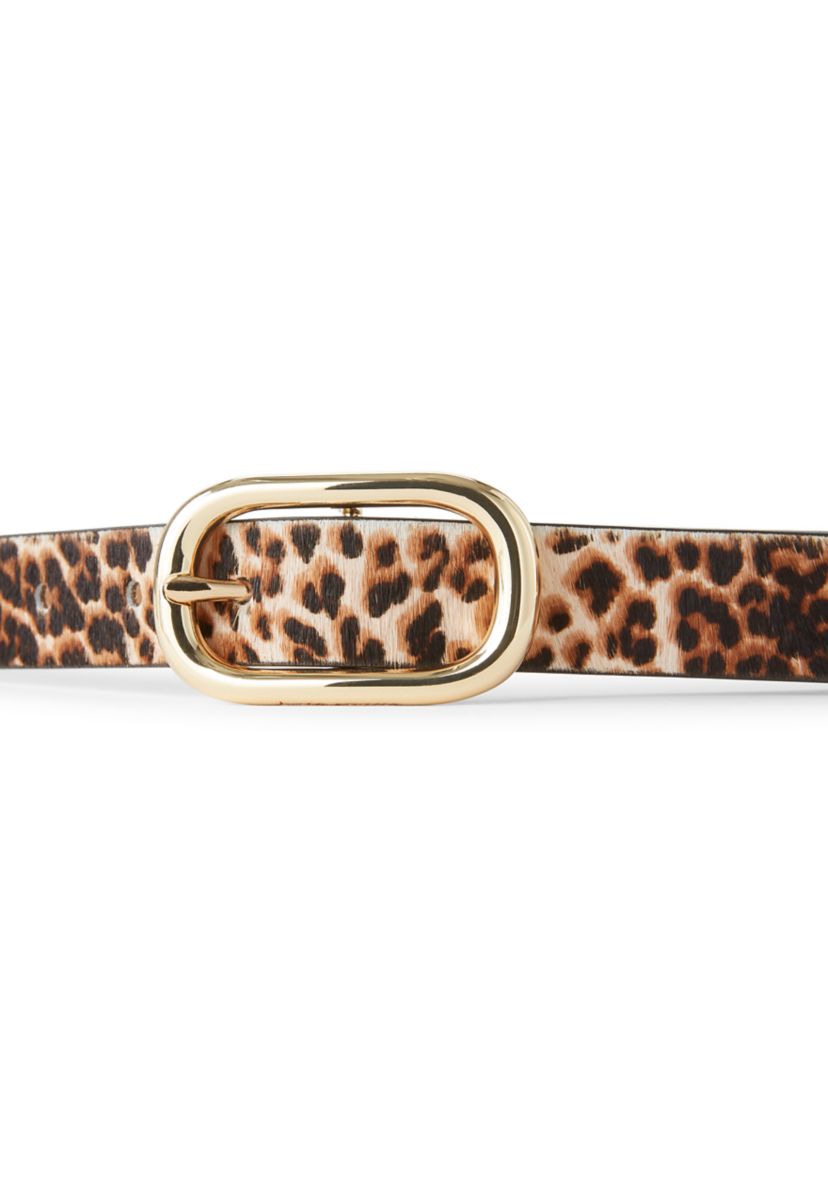 Leopard Molten Buckle Belt 25MM