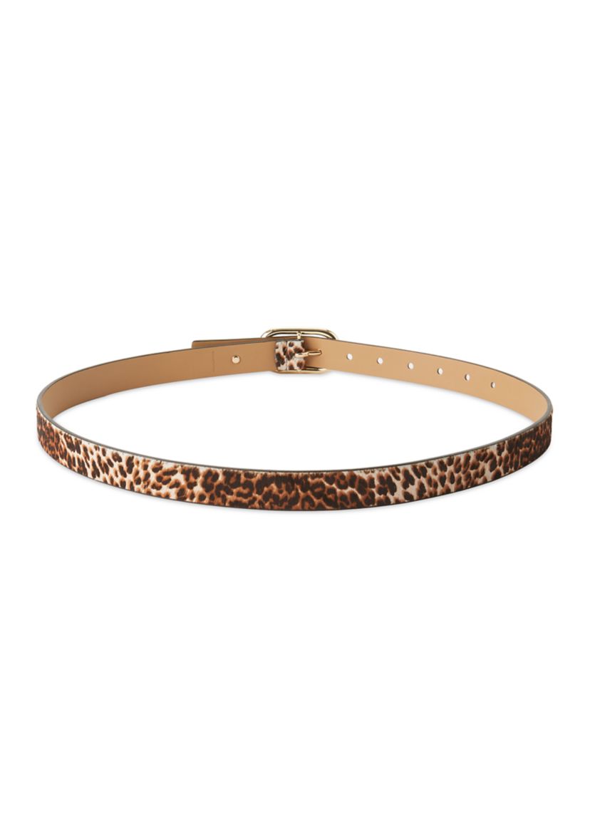 Leopard Molten Buckle Belt 25MM
