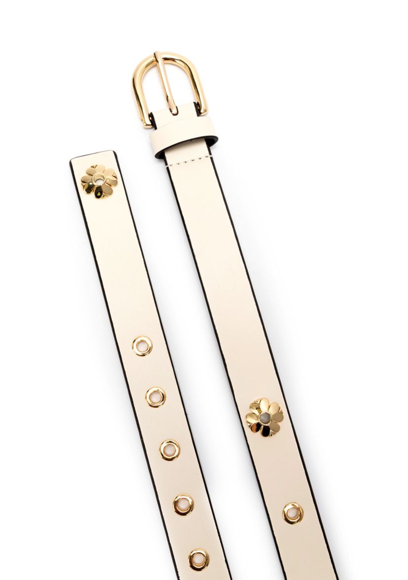 Flower Eyelet Belt