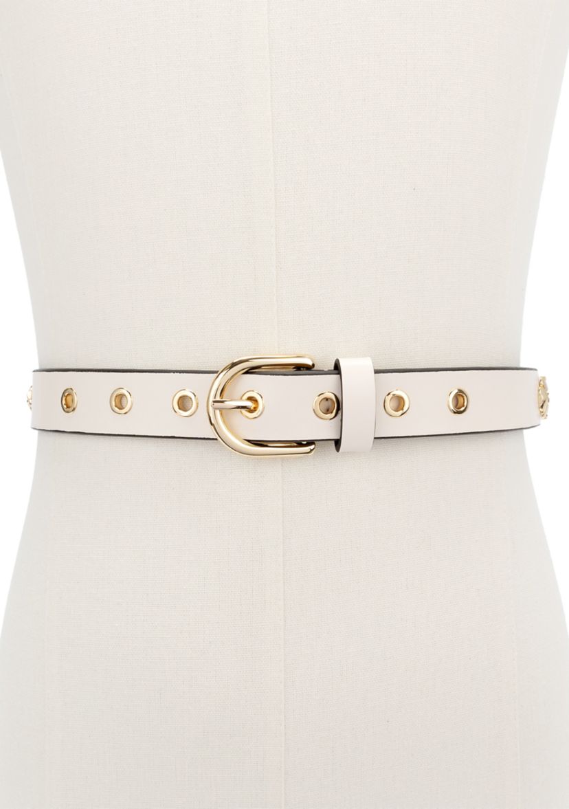 Flower Eyelet Belt