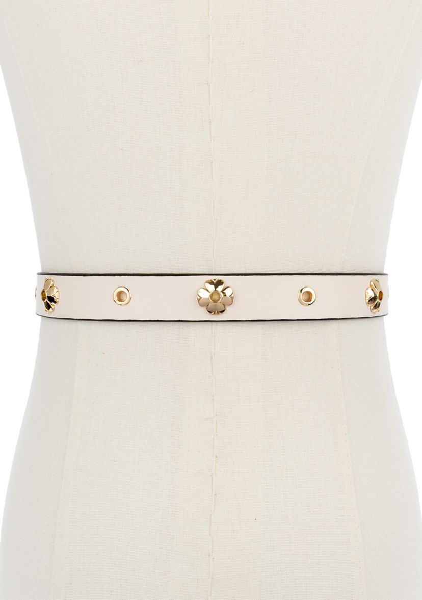 Flower Eyelet Belt