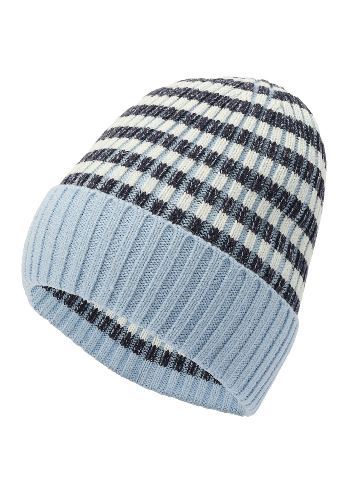 Striped Cuff Beanie