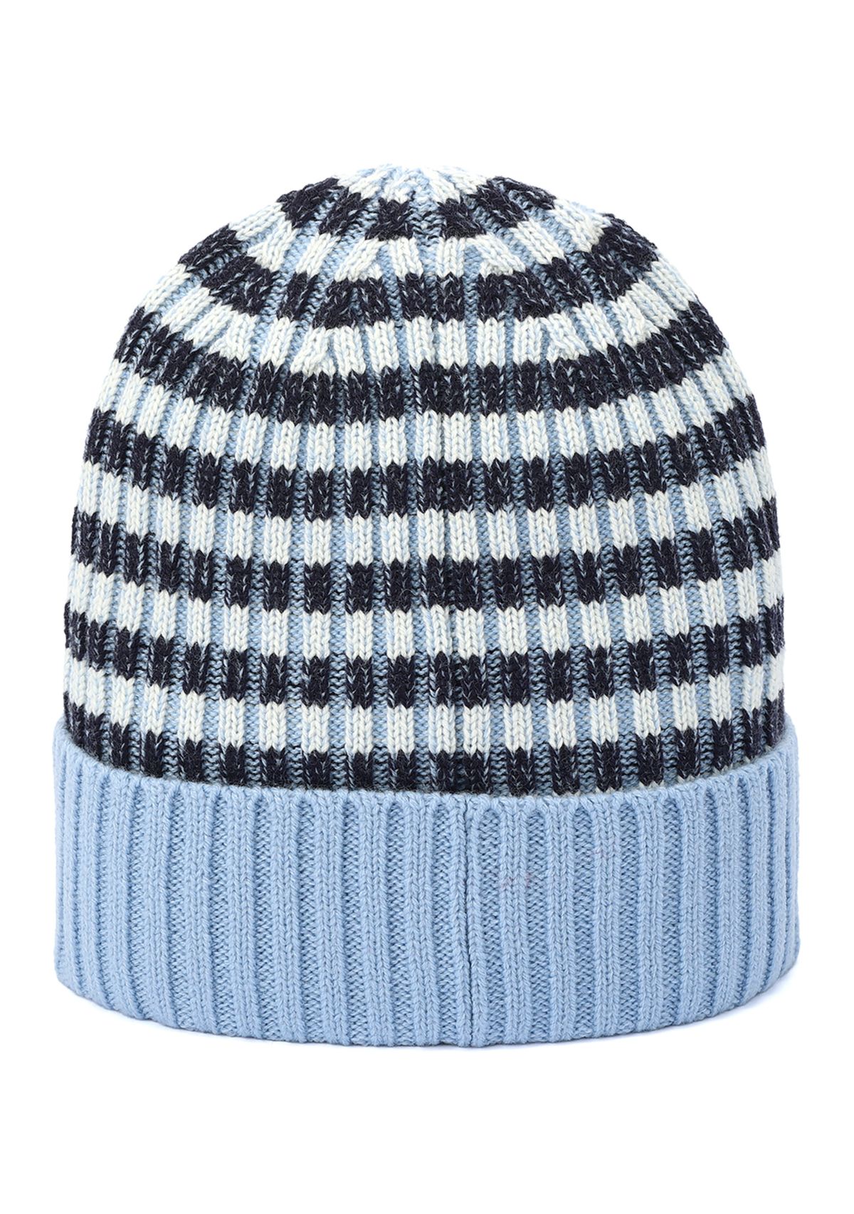 Striped Cuff Beanie