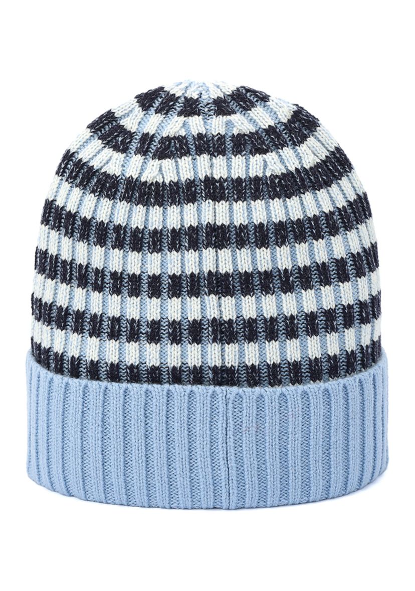 Striped Cuff Beanie
