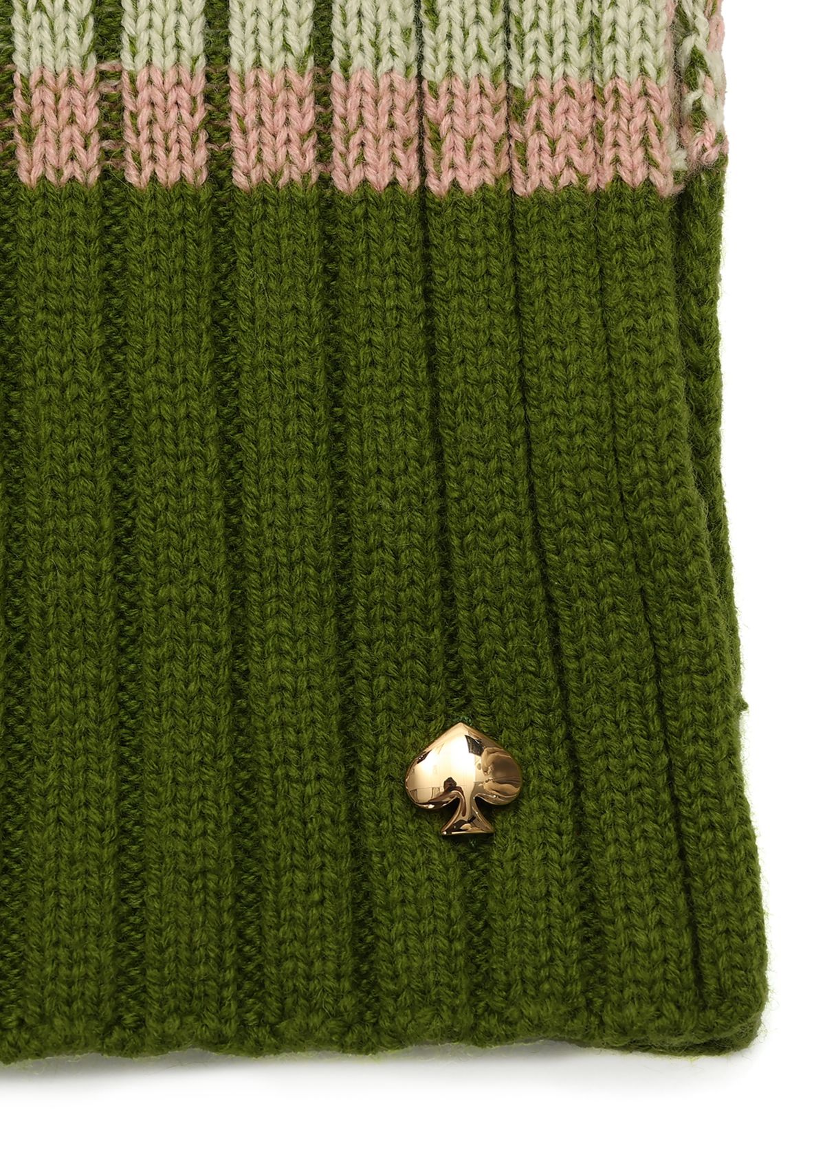 Striped Ribbed Scarf