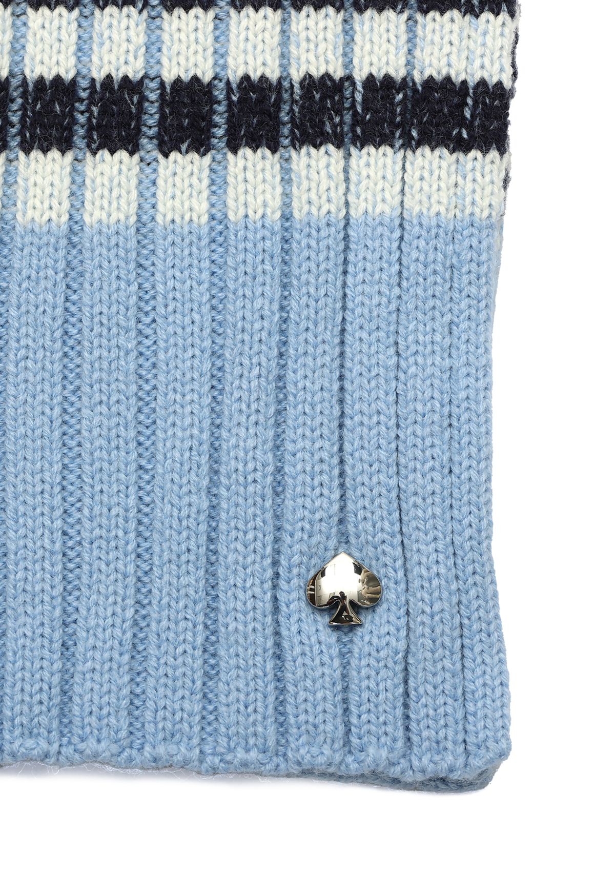 Striped Ribbed Scarf