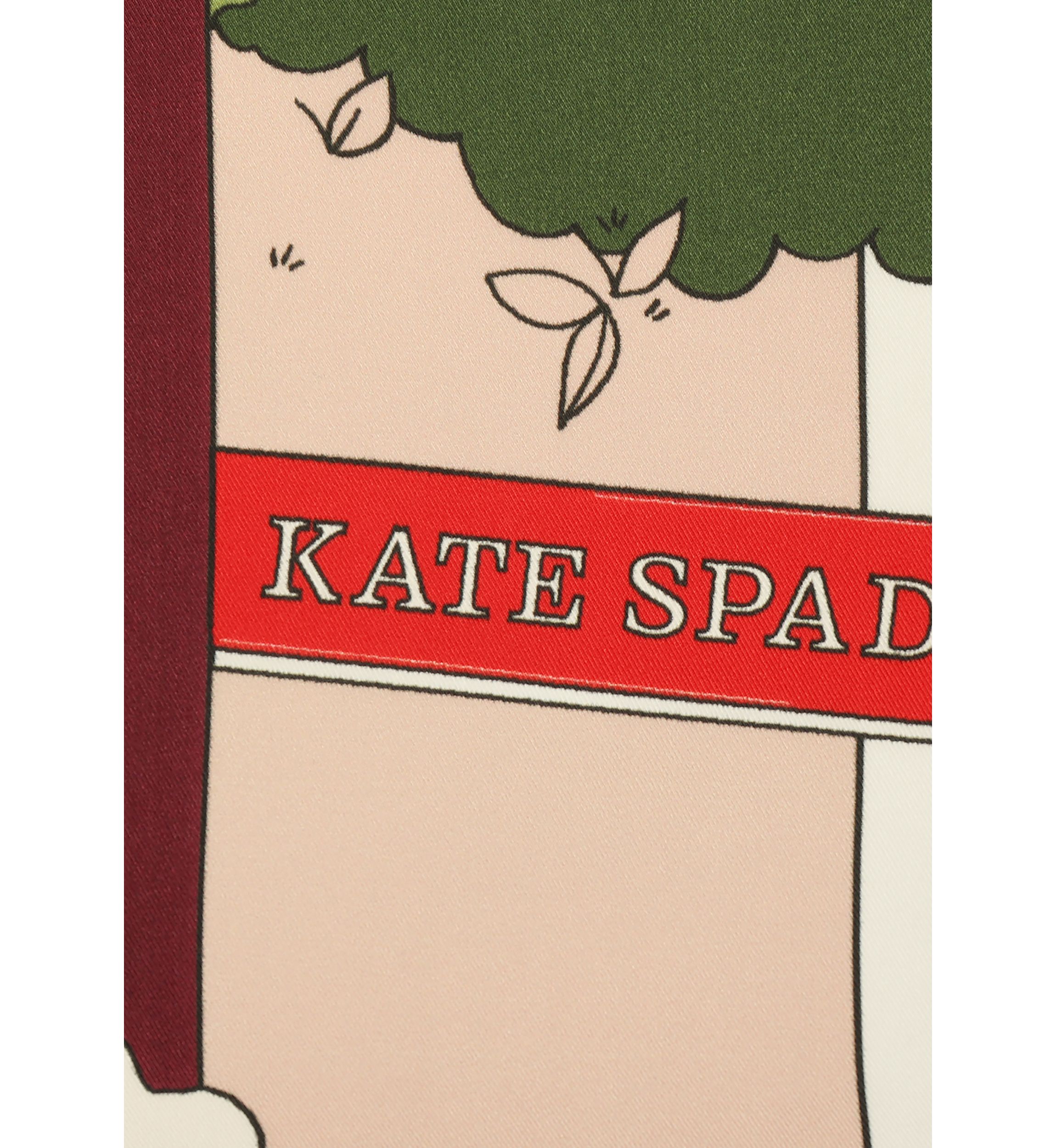 Park Scene Silk Square Scarf