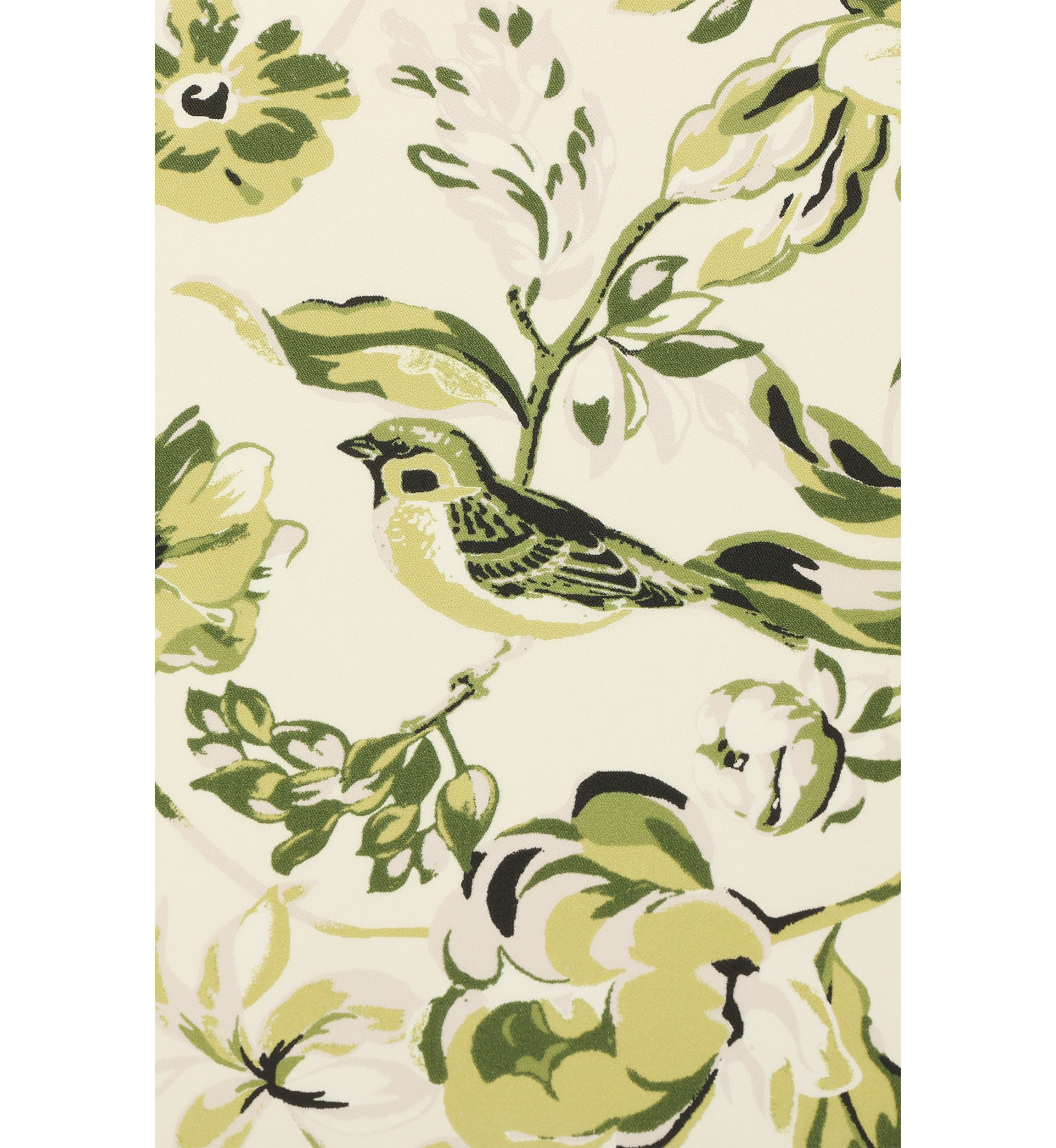 Floral Toile Silk Square Scarf