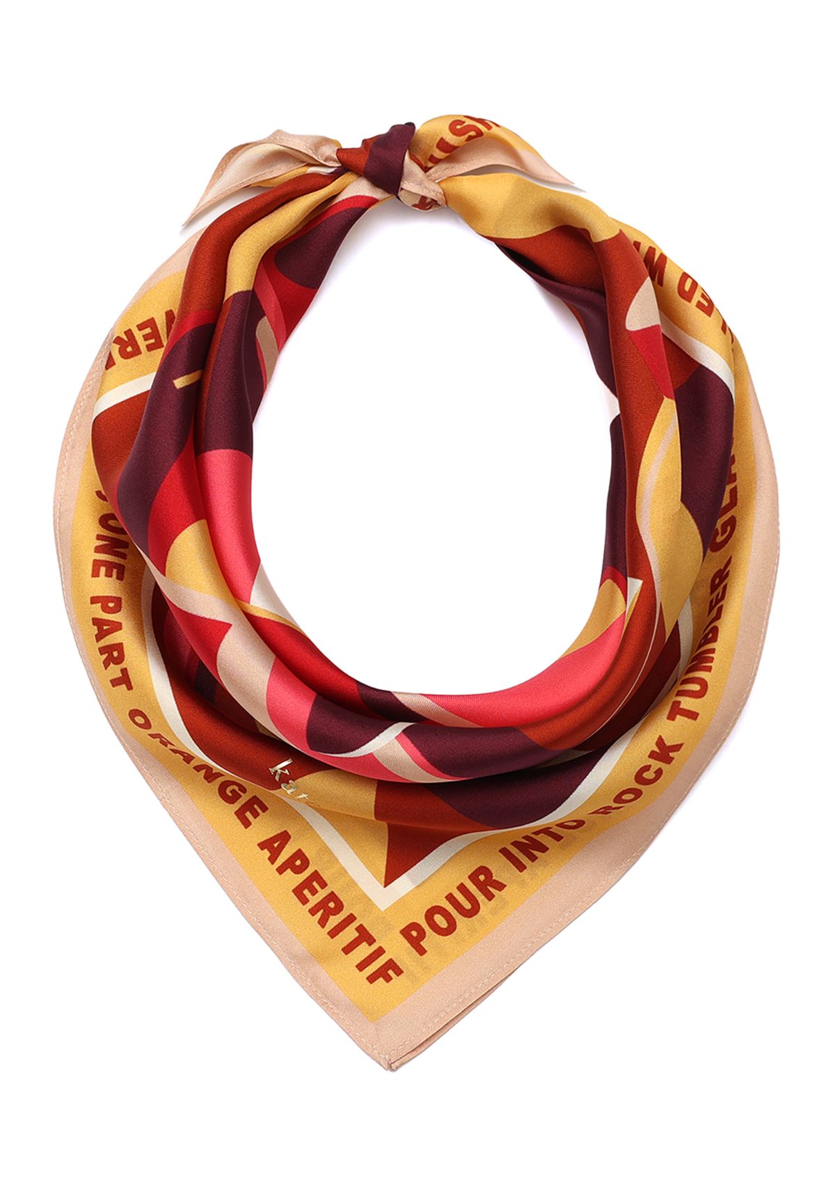 Italian Bitters Silk Bandana