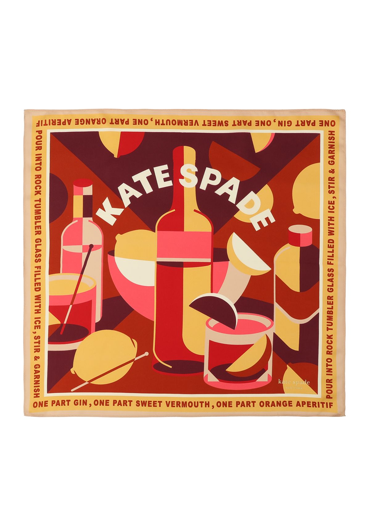 Italian Bitters Silk Bandana