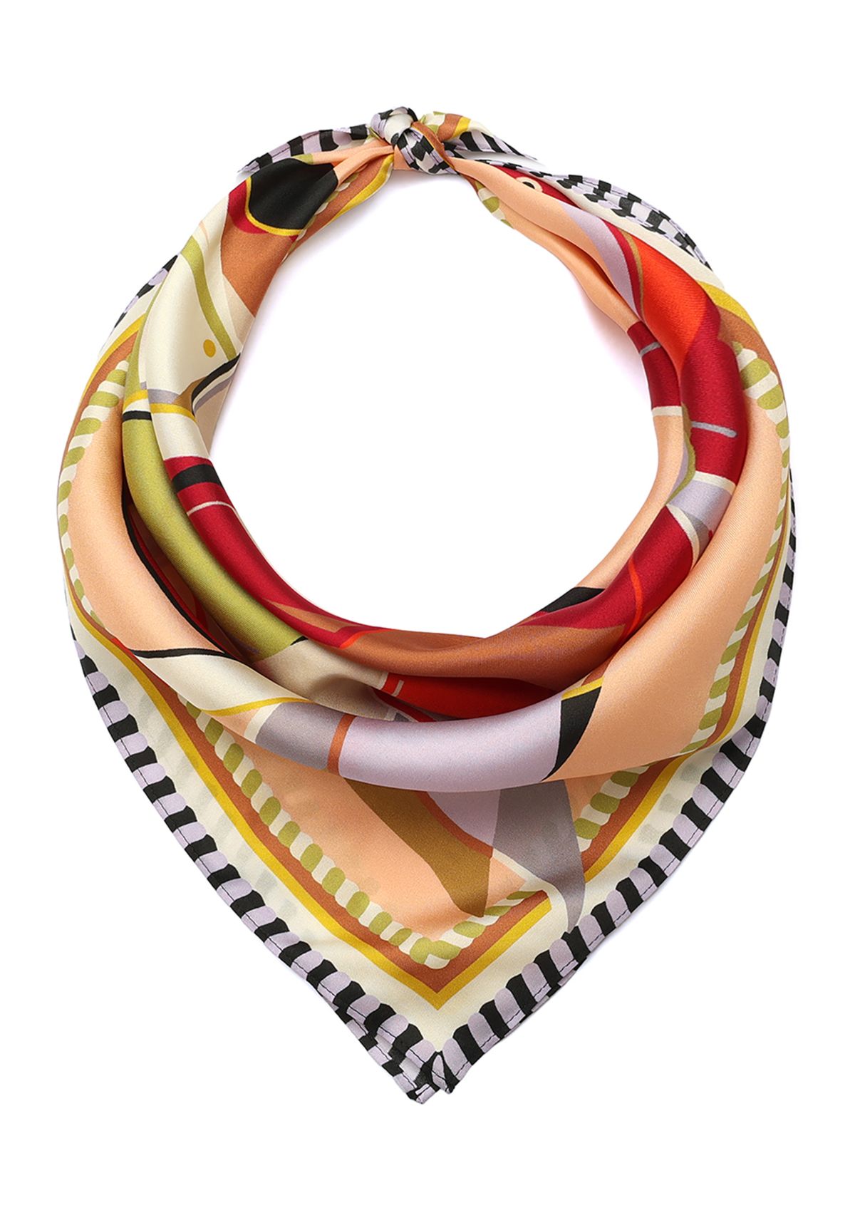 Bag Chaos Silk Square Scarf