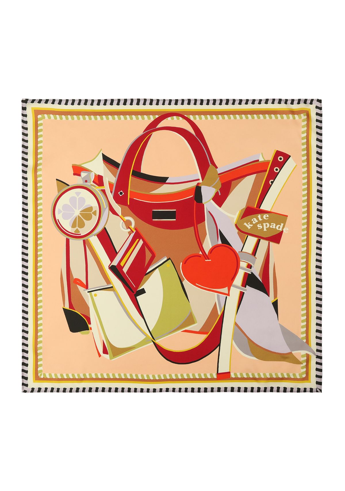 Bag Chaos Silk Square Scarf