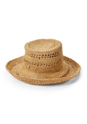 kate spade new york® Open Weave Sunhat | Belk display picture 1
