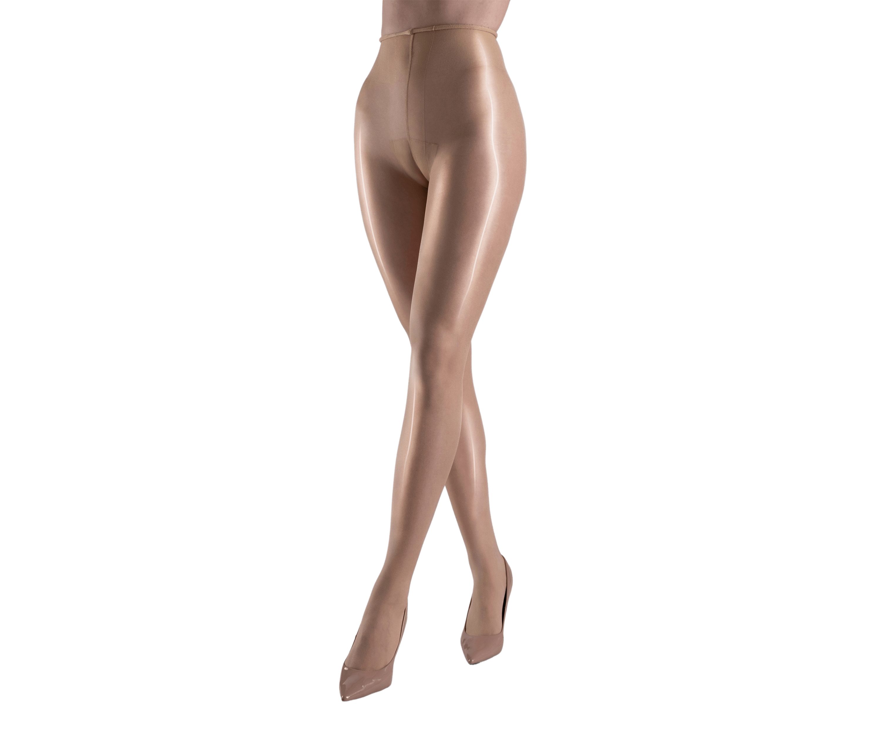Lustrous Silky Shiny 40 Denier Semi-Opaque Pantyhose Stockings Tights