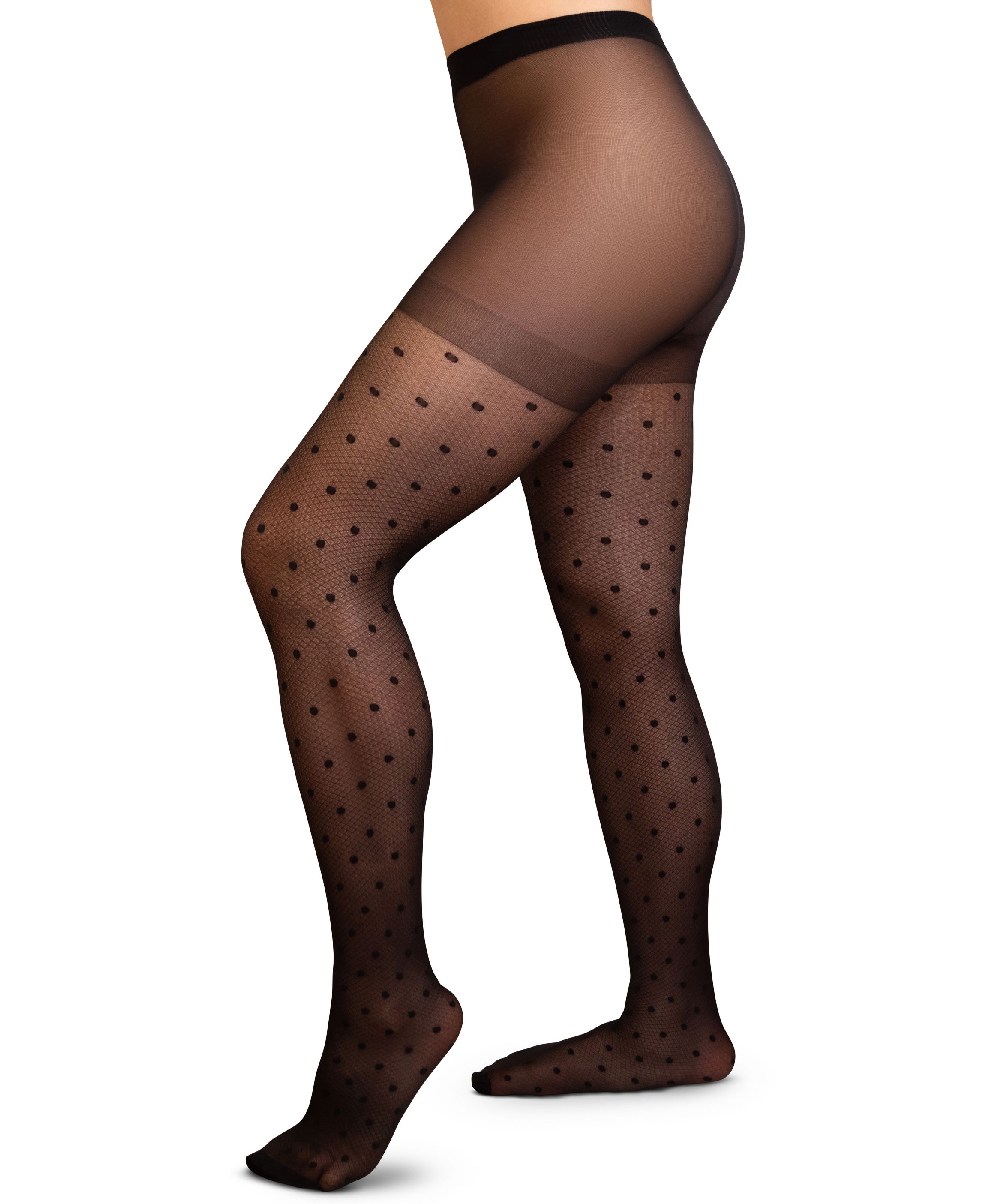 Net Dot Tights - 1 Pair