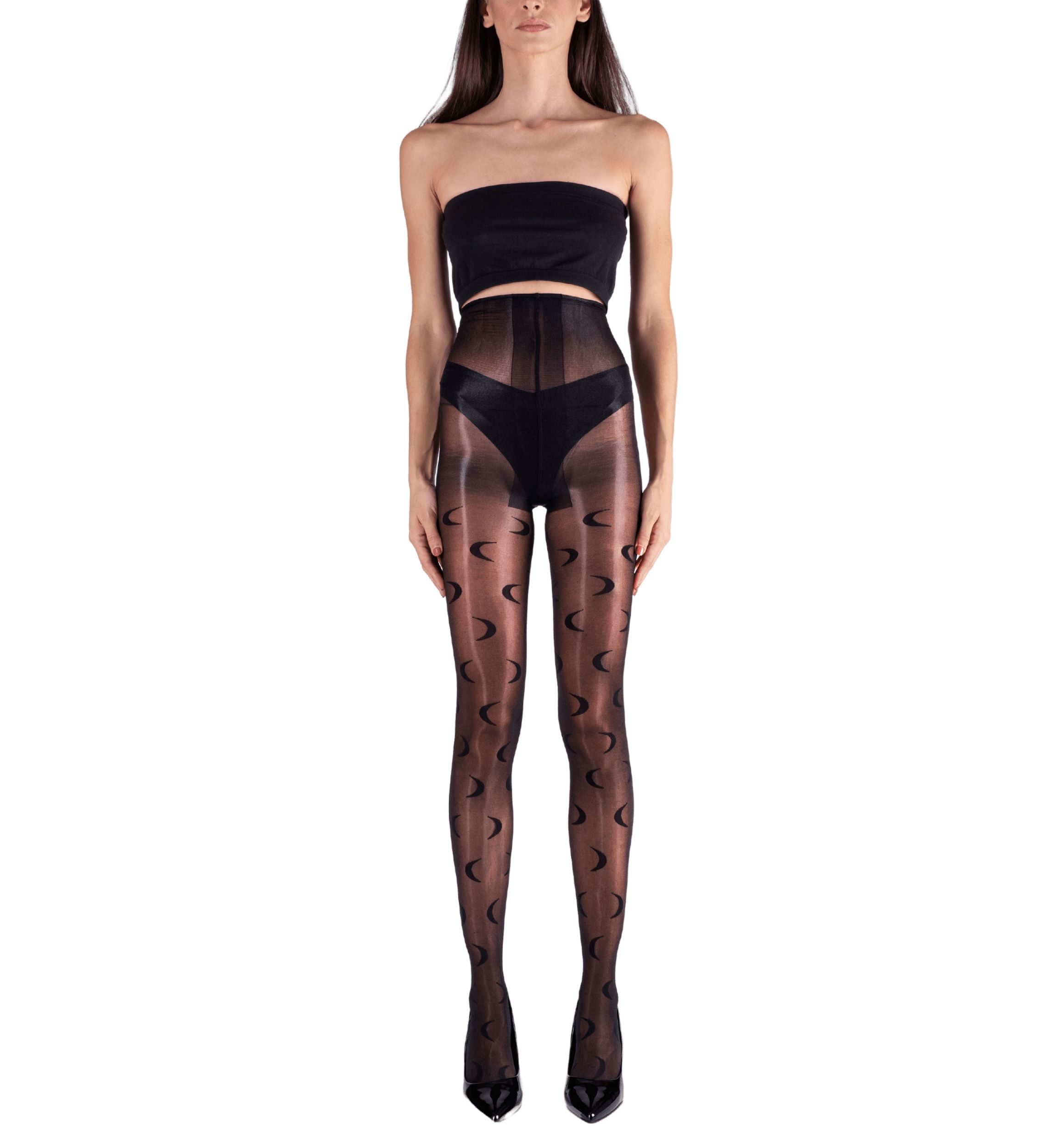Moon Pattern Pantyhose Stockings Tights
