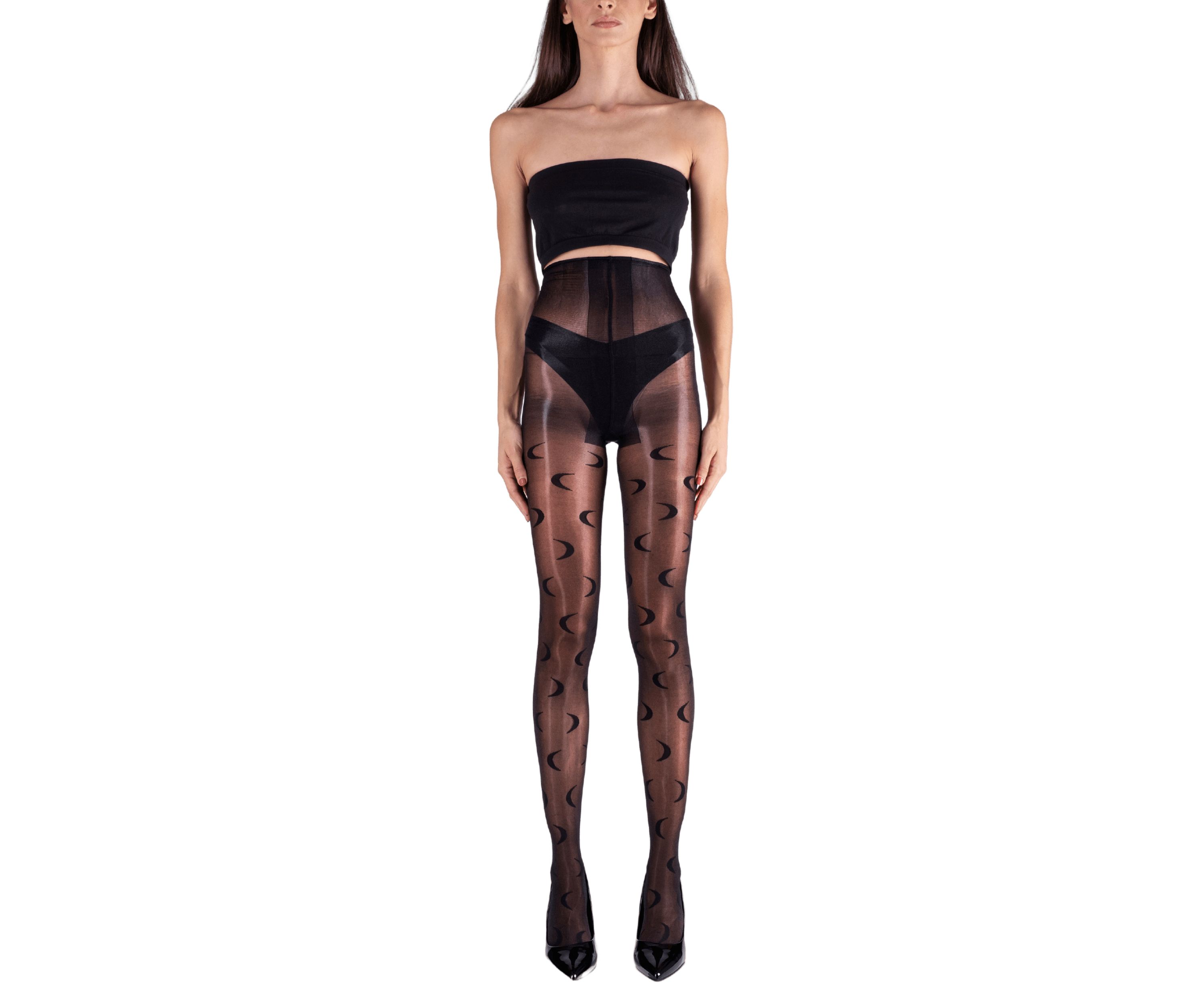 Moon Pattern Pantyhose Stockings Tights