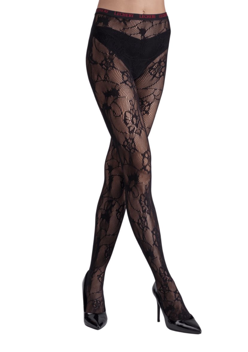 Floral Net Pantyhose Stockings Tights