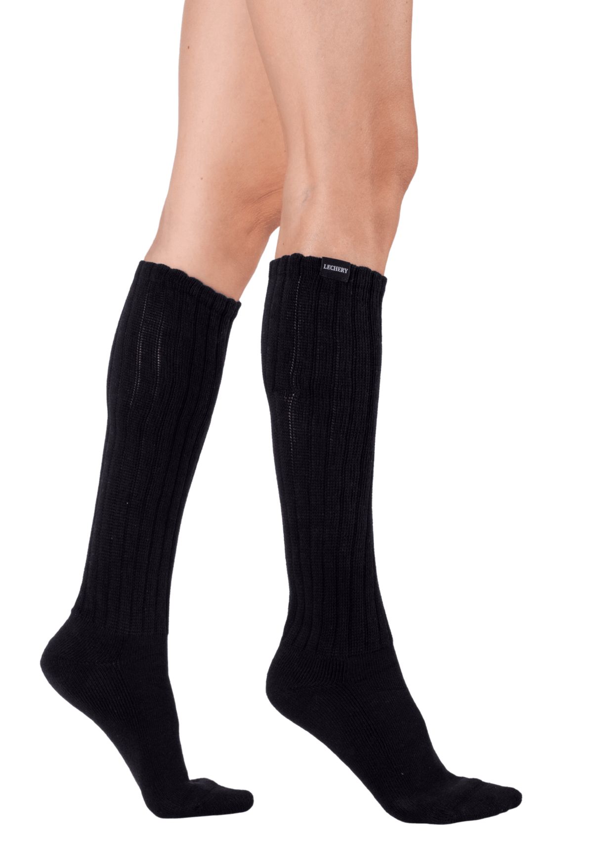 Scrunch Slouchy Woven Tab Socks