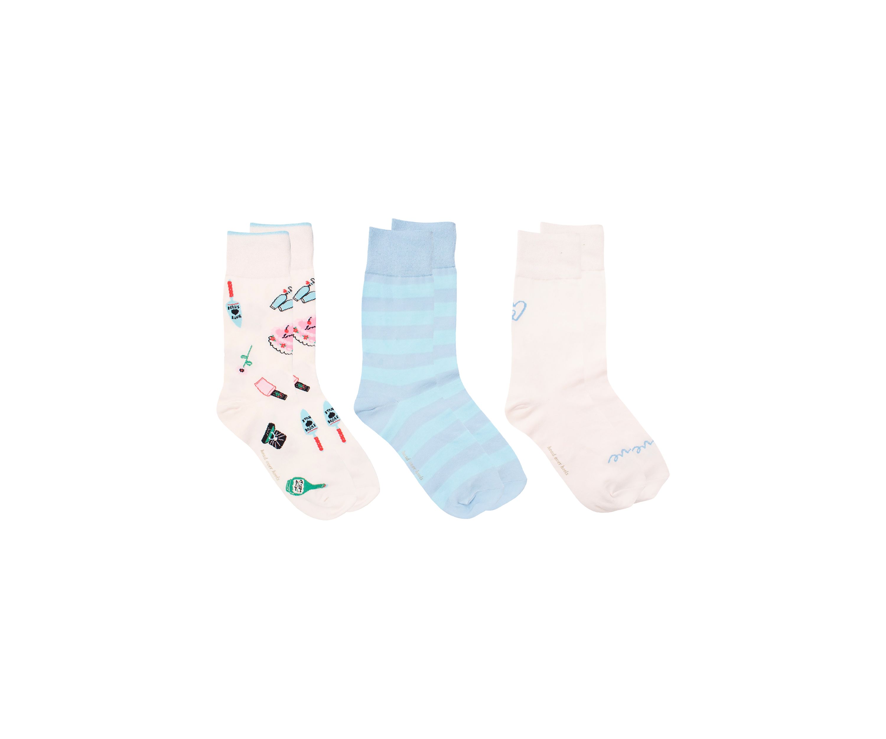 Bridal Crew Socks - 3 Pack