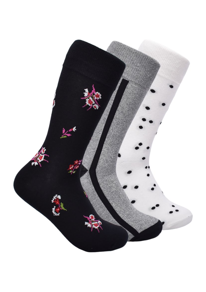 3-Pack of Printed Socks 