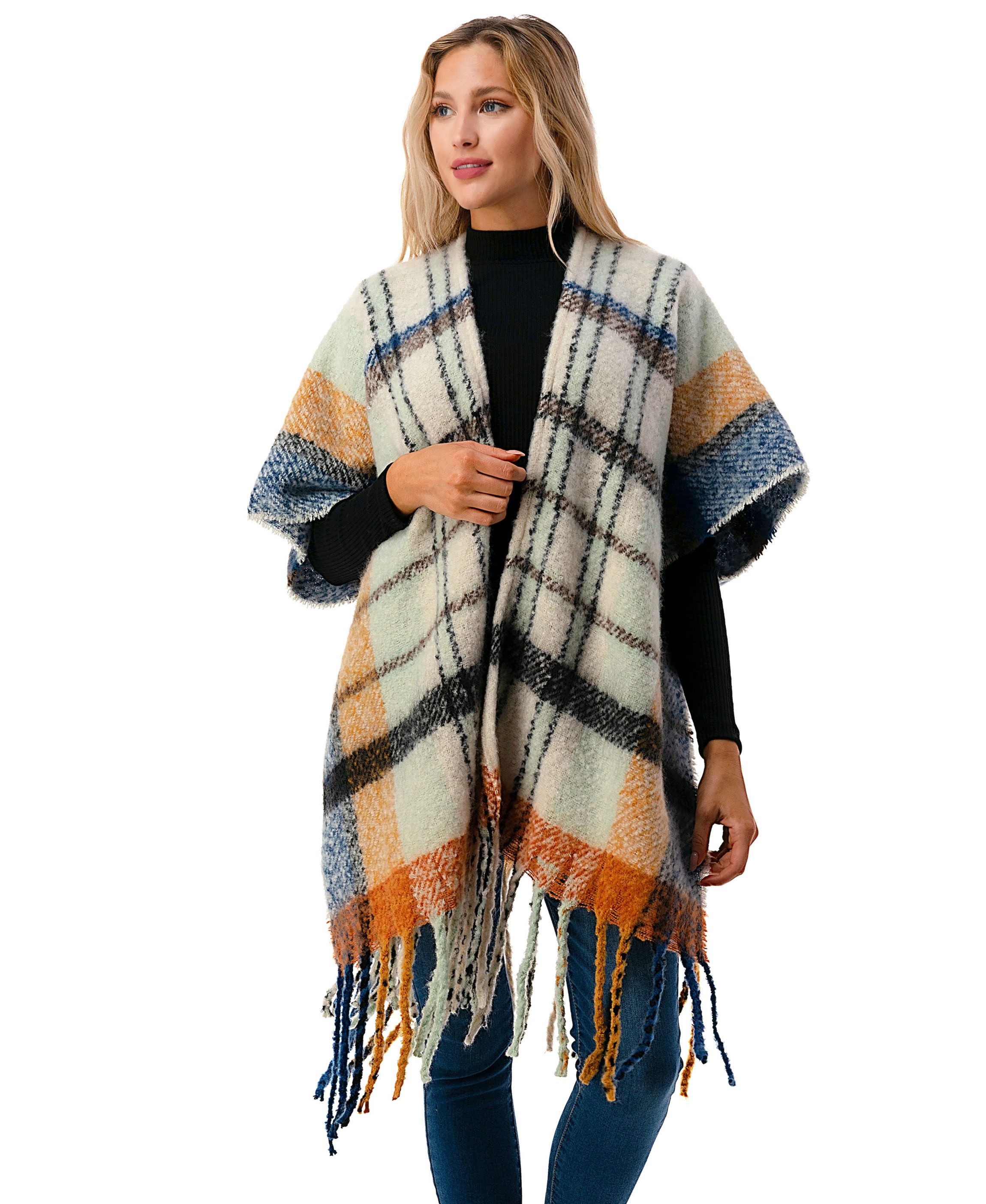 Plaid Topper
