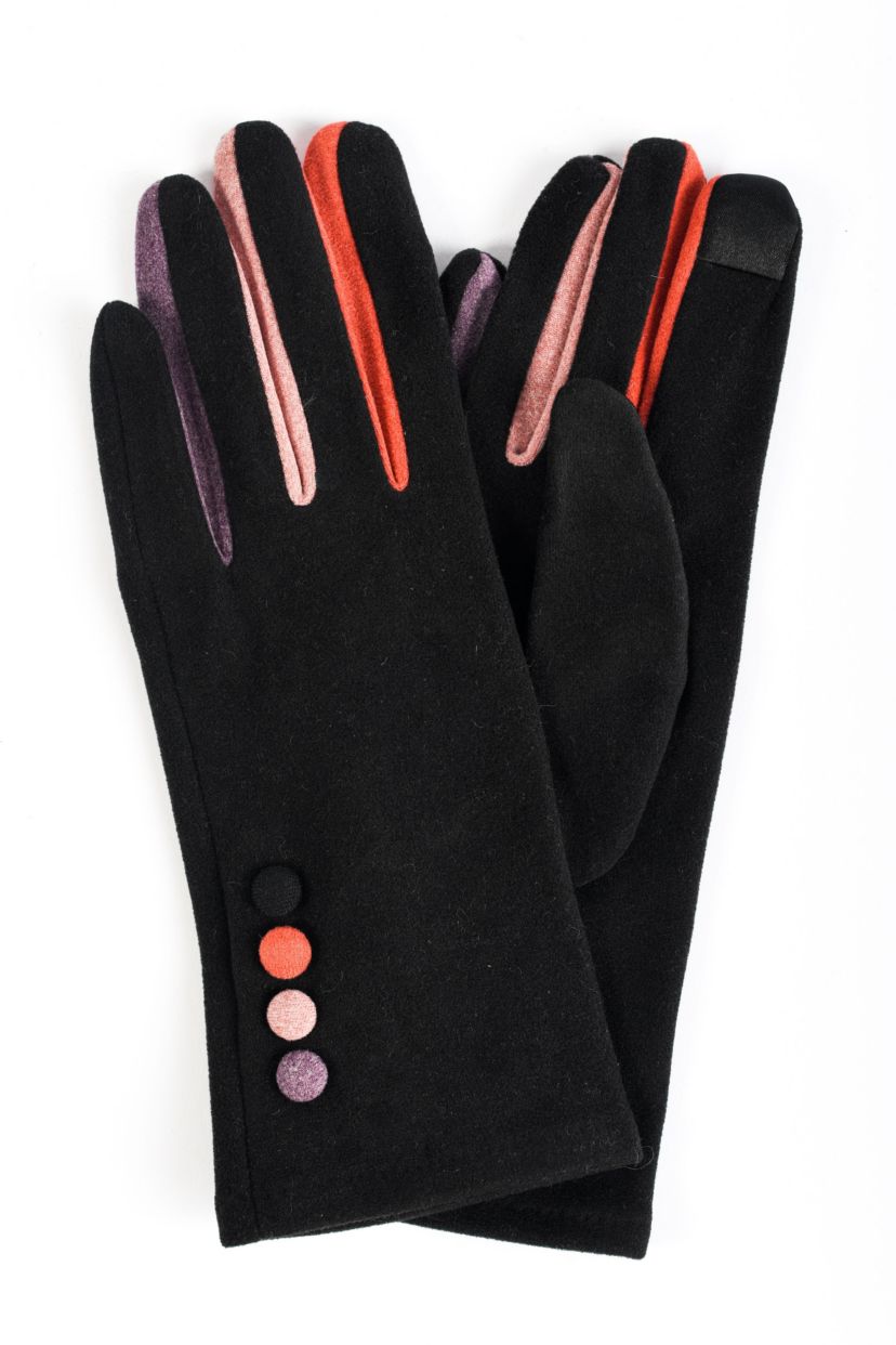 Finger Pop Color Jersey Glove